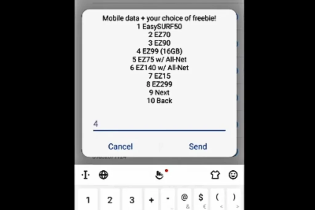 select the ‘’EZ99