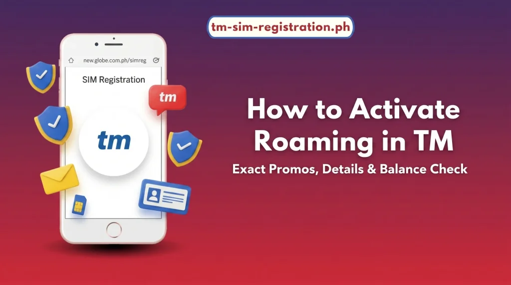 How to Activate Roaming in Tm